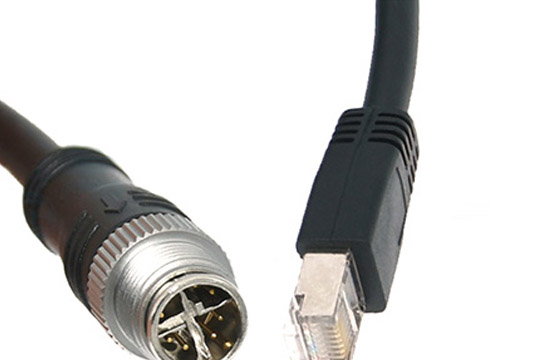 （6）蘇州訊煜電子,千兆以太網網線,工業相機線纜M12 8針X型接口轉RJ45_181